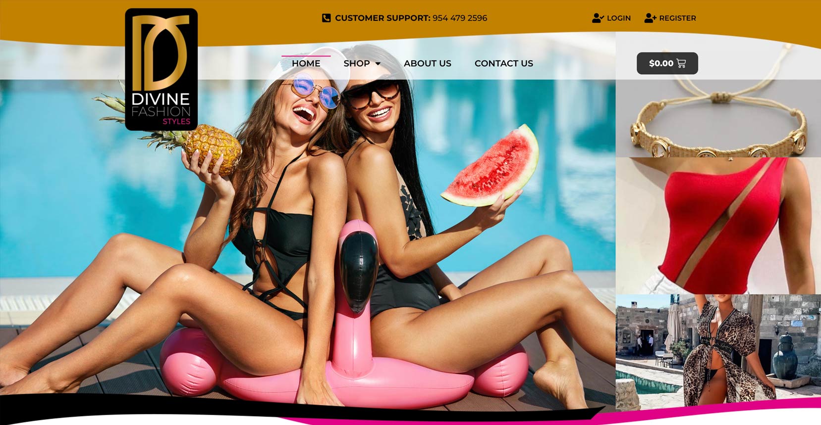 DIVINE FASHION STYLES, MIAMI WEBSITE | Emagine Creations