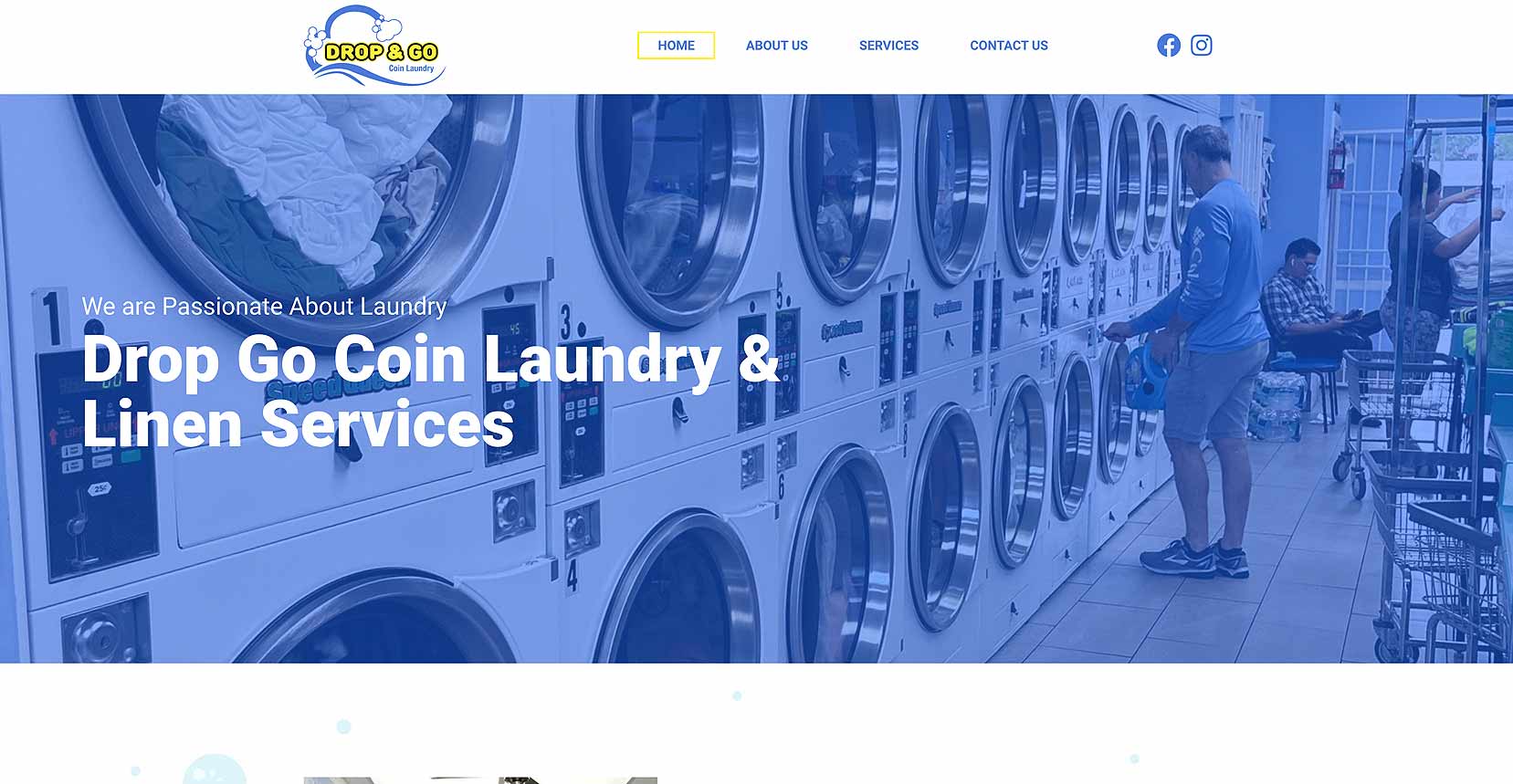 Drop & Go Laundry Website Design & Development